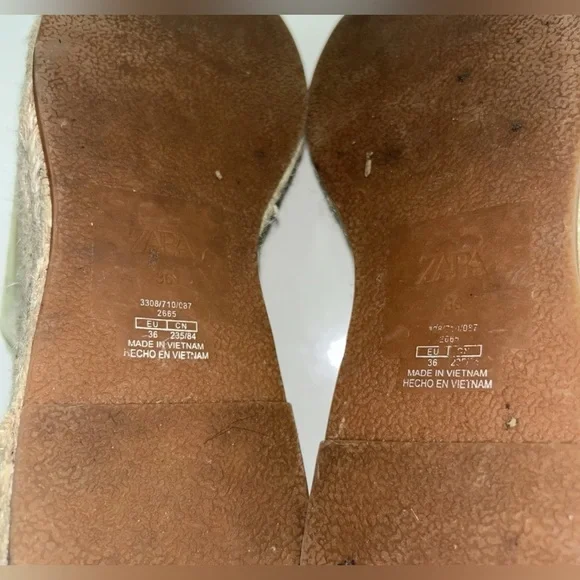 Zara Women's Clear Platform Wedges - Picture 8 of 14